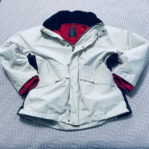 Vintage Nautica tan double layer winter jacket